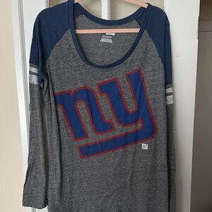 NFL NY Giants Women's Long Sleeve Tee